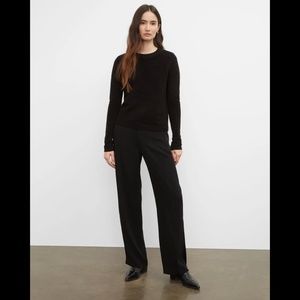 NWT Club Monaco Fluid Crepe Trousers Black Size 00
